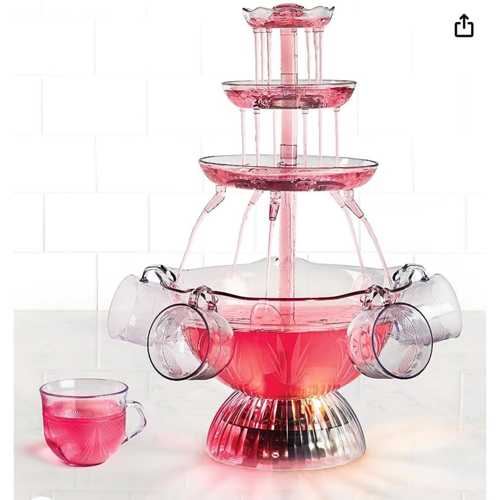 Nostalgia Vintage Collection Lighted Party Fountain